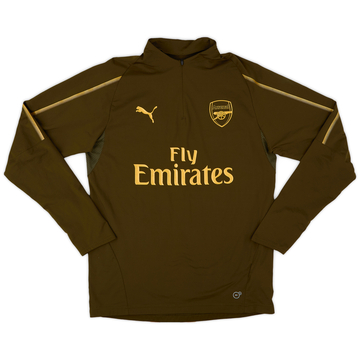 2018-19 Arsenal Puma 1/4 Zip Training Top - 8/10 - (S)
