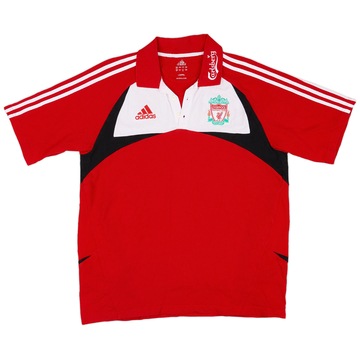 2007-08 Liverpool adidas Polo Shirt - 9/10 - (L)