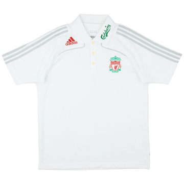 2008-09 Liverpool adidas Polo Shirt - 8/10 - (M)