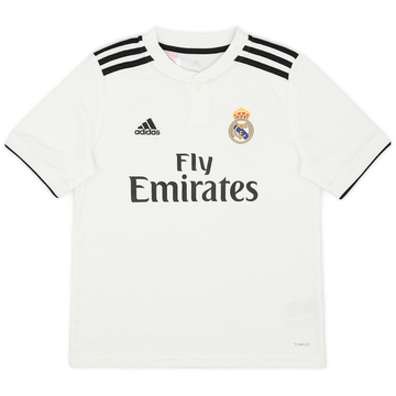 2018-19 Real Madrid Home Shirt - 8/10 - (M.Boys)