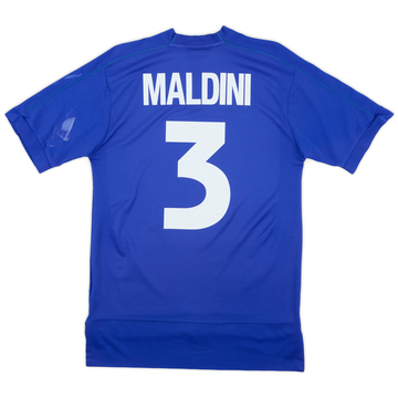 1998-99 Italy Home Shirt Maldini #3 - 6/10 - (M)