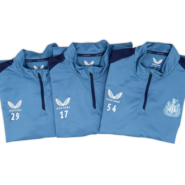 2023-24 Newcastle Player Issue 1/4 Zip Training Top # - 5/10