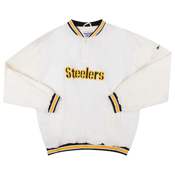 1990s Pittsburgh Steelers Reebok Pullover Windbreaker Jacket XXL