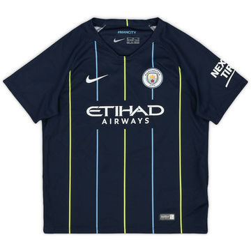 2018-19 Manchester City Away Shirt - 8/10 - (7-8 Years)