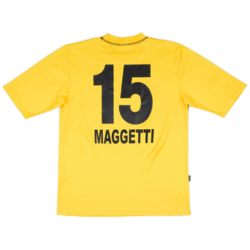2005-06 FC Lugano Third Shirt Maggetti #15 - 9/10 - (XL)
