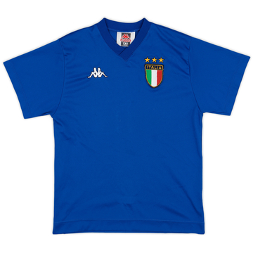 1998-99 Italy Basic Home Shirt - 9/10 - (XL.Boys)