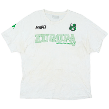 2016-17 Sassuolo 'Europa' Kappa Cotton Tee - 7/10 - (L)