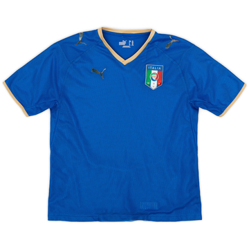 2007-08 Italy Home Shirt - 4/10 - (XL.Boys)