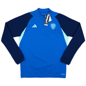 2023-24 Leeds United adidas 1/4 Zip Training Top