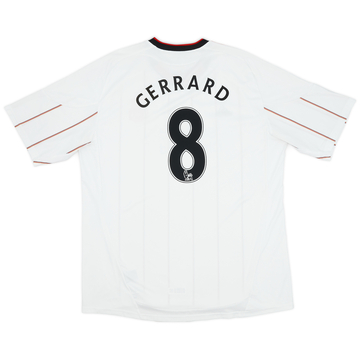 2010-11 Liverpool Away Shirt Gerrard #8 - 7/10 - (XXL)