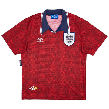 1993-95 England Away Shirt - 5/10 - (M)
