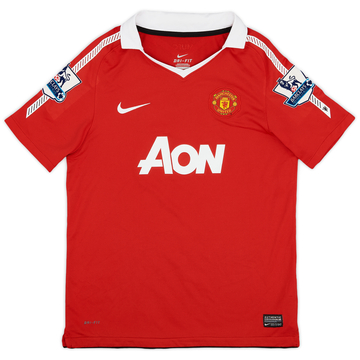 2010-11 Manchester United Home Shirt - 8/10 - (L.Boys)