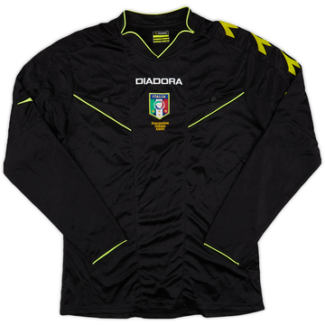 2013-15 Italy Diadora Referee L/S Shirt - 6/10 - (M)
