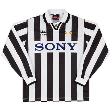 1995-97 Juventus Home L/S Shirt - 9/10 - (S)