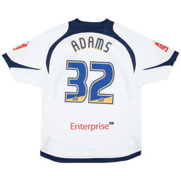2007-08 Preston North End Match Issue Home Shirt Adams #32