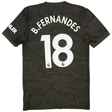 2020-21 Manchester United Away Shirt B.Fernandes #18 - 5/10 - (S)