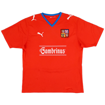 2008-09 Czech Republic Basic Home Shirt - 6/10 - (L)