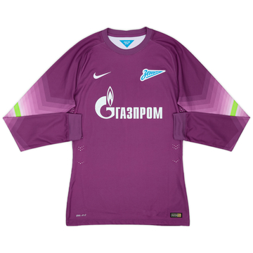 2014-15 Zenit St. Petersburg Authentic GK Shirt - 6/10 - (M)