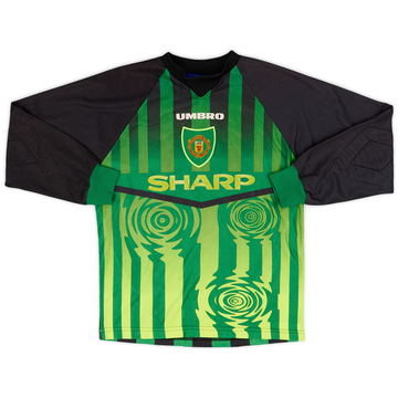 1997-98 Manchester United GK Shirt - 8/10 - (M.Boys)