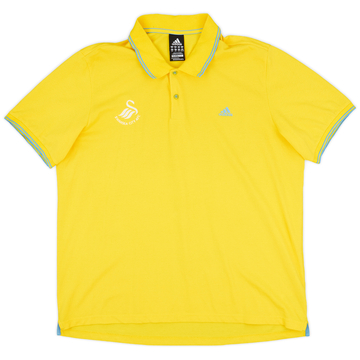 2013-14 Swansea City adidas Polo Shirt - 9/10 - (XXL)