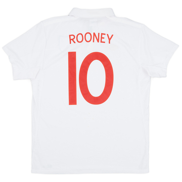2009-10 England 'South Africa' Home Shirt Rooney #10 - 9/10 - (L)
