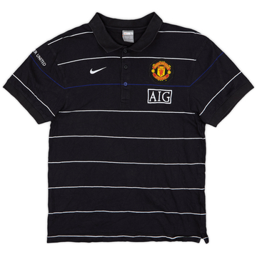 2008-09 Manchester United Nike Polo Shirt - 8/10 - (L)