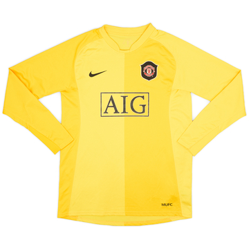 2006-07 Manchester United GK Shirt - 10/10 - (XL.Boys)