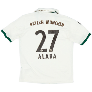 2013-14 Bayern Munich Away Shirt Alaba #27 - 7/10 - (S.Boys)