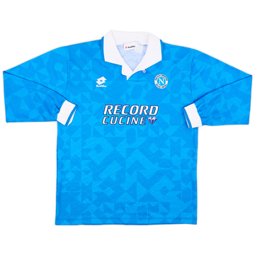 1994-96 Napoli Match Issue Home L/S Shirt #17
