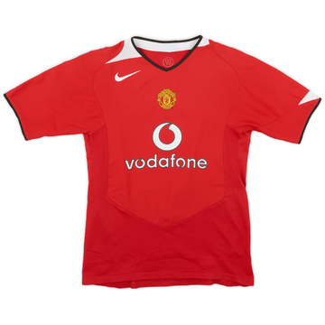 2004-06 Manchester United Home Shirt - 5/10 - (L.Boys)