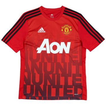 2016-17 Manchester United adizero Training Shirt - 10/10 - (L.Boys)