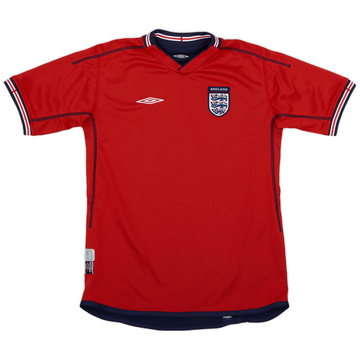 2002-04 England Away Shirt - 9/10 - (XL.Boys)