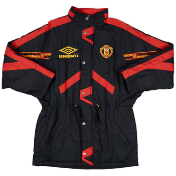 1994-95 Manchester United Umbro Padded Bench Coat - 9/10 - (L)