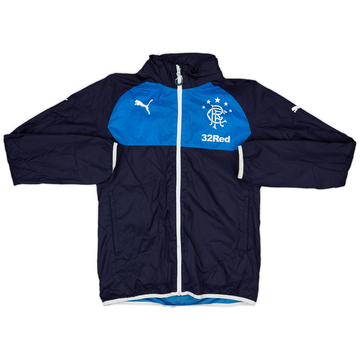 2015-16 Rangers Puma Hooded Rain Jacket - 8/10 - (M)
