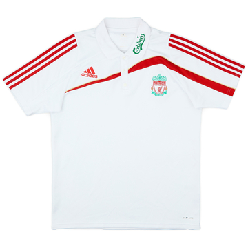 2009-10 Liverpool adidas Polo Shirt - 9/10 - (L)