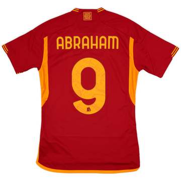 2023-24 Roma Home Shirt Abraham #9 - 10/10 - (XS)