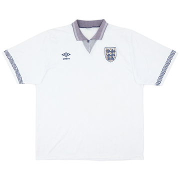 1990-92 England Home Shirt - 6/10 - (XL)