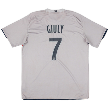 2008-09 Paris Saint-Germain Away Shirt Giuly #7 - 5/10 - (L)
