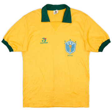 1990 Brazil Home Shirt - 7/10 - (L)