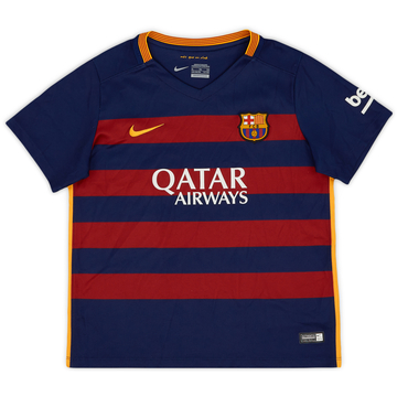 2015-16 Barcelona Home Shirt - 8/10 - (7-8 Years)