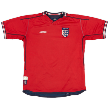 2002-04 England Away Shirt - 8/10 - (XL.Boys)