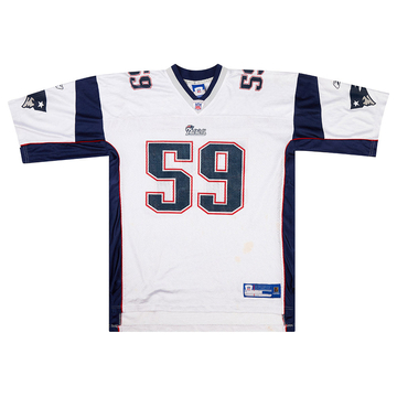 2005-06 New England Patriots Colvin #59 Reebok On Field Jersey (Away) XL