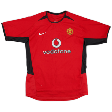2002-04 Manchester United Home Shirt - 6/10 - (L.Boys)