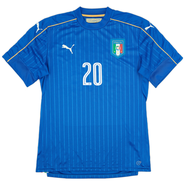 2016-17 Italy Player Issue Home Shirt #20 - 5/10 - (L)
