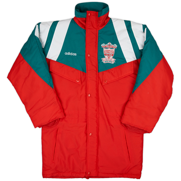 1992-93 Liverpool adidas Centenary Bench Coat - 8/10 - (S)