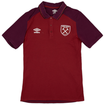 2017-18 West Ham Umbro Polo Shirt - 8/10 - (M)