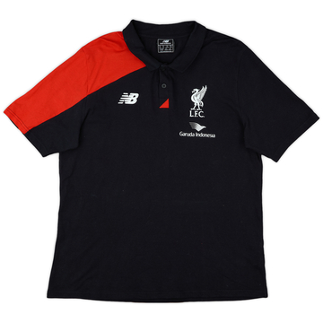 2015-16 Liverpool New Balance Polo Shirt - 9/10 - (XL)