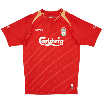 2005-06 Liverpool CL Home Shirt - 6/10 - (S)
