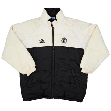 1998-99 Manchester United Umbro Padded Bench Coat - 5/10 - (S)