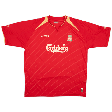 2005-06 Liverpool CL Home Shirt - 5/10 - (XL)